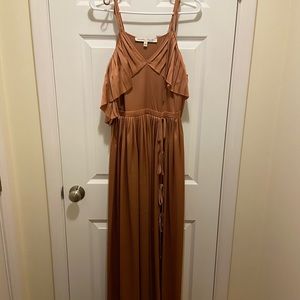 Banana Republic pleated maxi dress